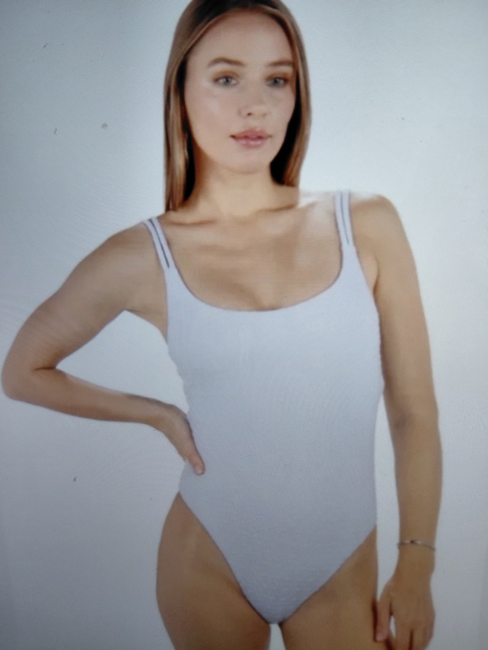 Hurley NWT Amphora Moderate White One Piece Swimsuit size Medium